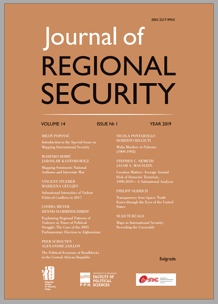 Introduction to the Special Issue on Mapping International Security Cover Image