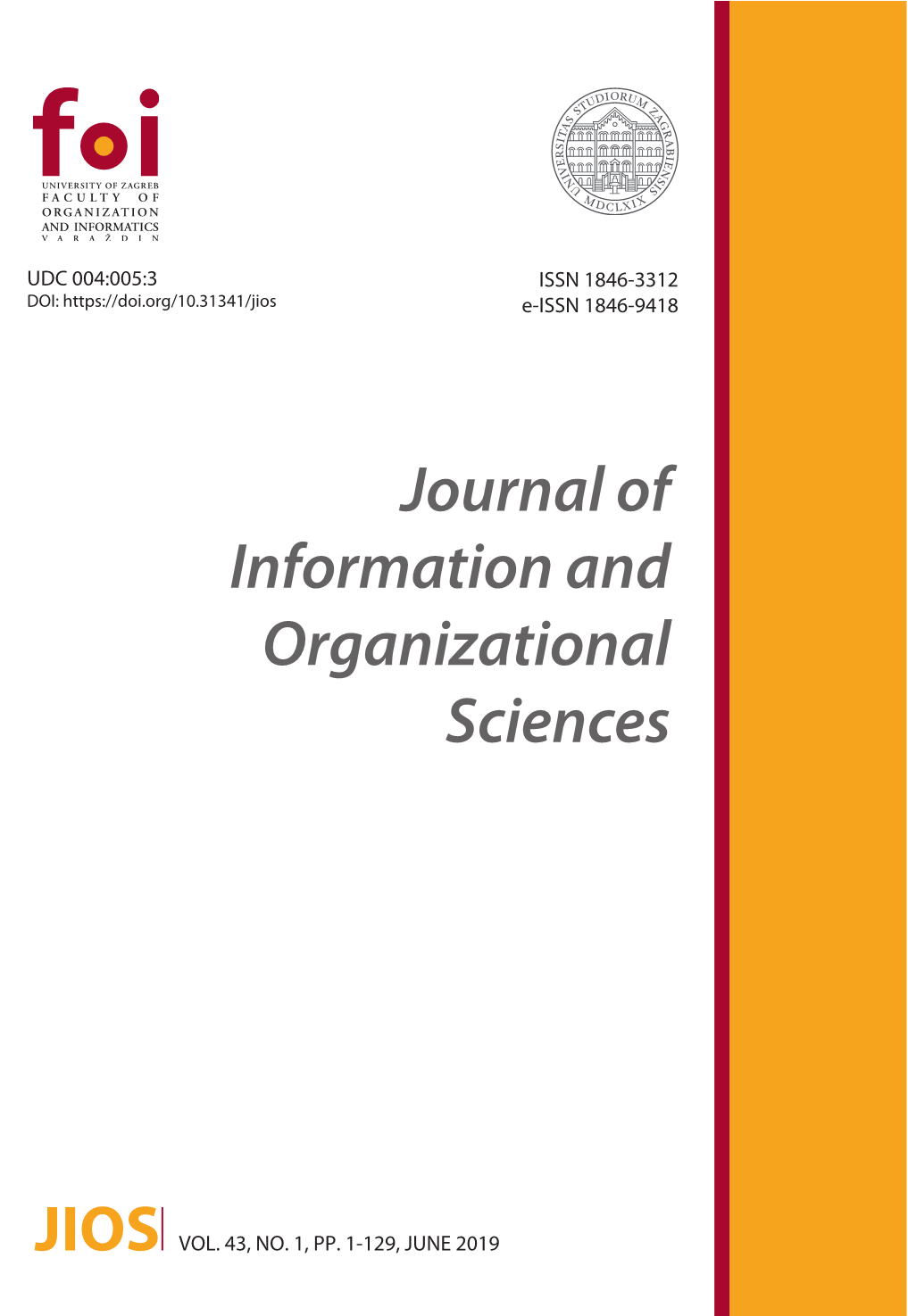 Technology Acceptance Model Based Study of Students’ Attitudes Toward Use of Enterprise Resource Planning Solutions Cover Image