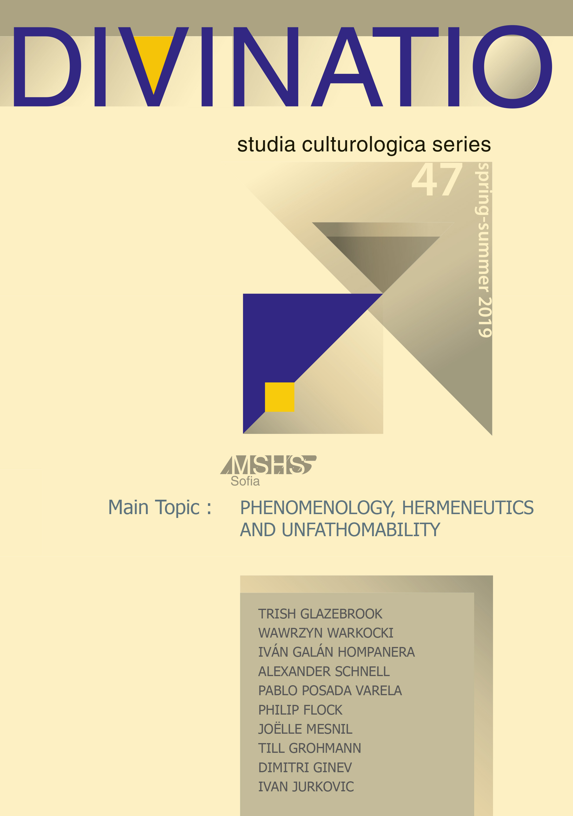 Freeing the Phenomenology of Hermeneutics: a Question of Architectonics Cover Image
