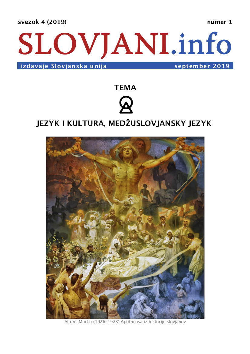 erratum – Moderno glagoljičsko pravopisanje, in Slovjani.info, 2018, 3(2), pages 21-38 Cover Image
