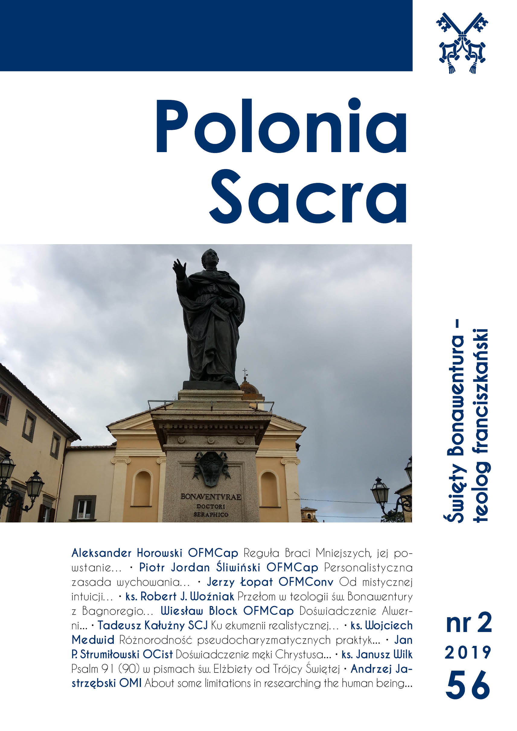 A breakthrough in the theology of Saint Bonaventure of Bagnoregio and its theological and pastoral consequences in the perspective of modern times Cover Image