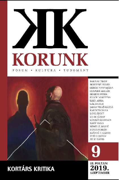 Book Reviews in Hungarian Literary Magazines in 2018 Cover Image