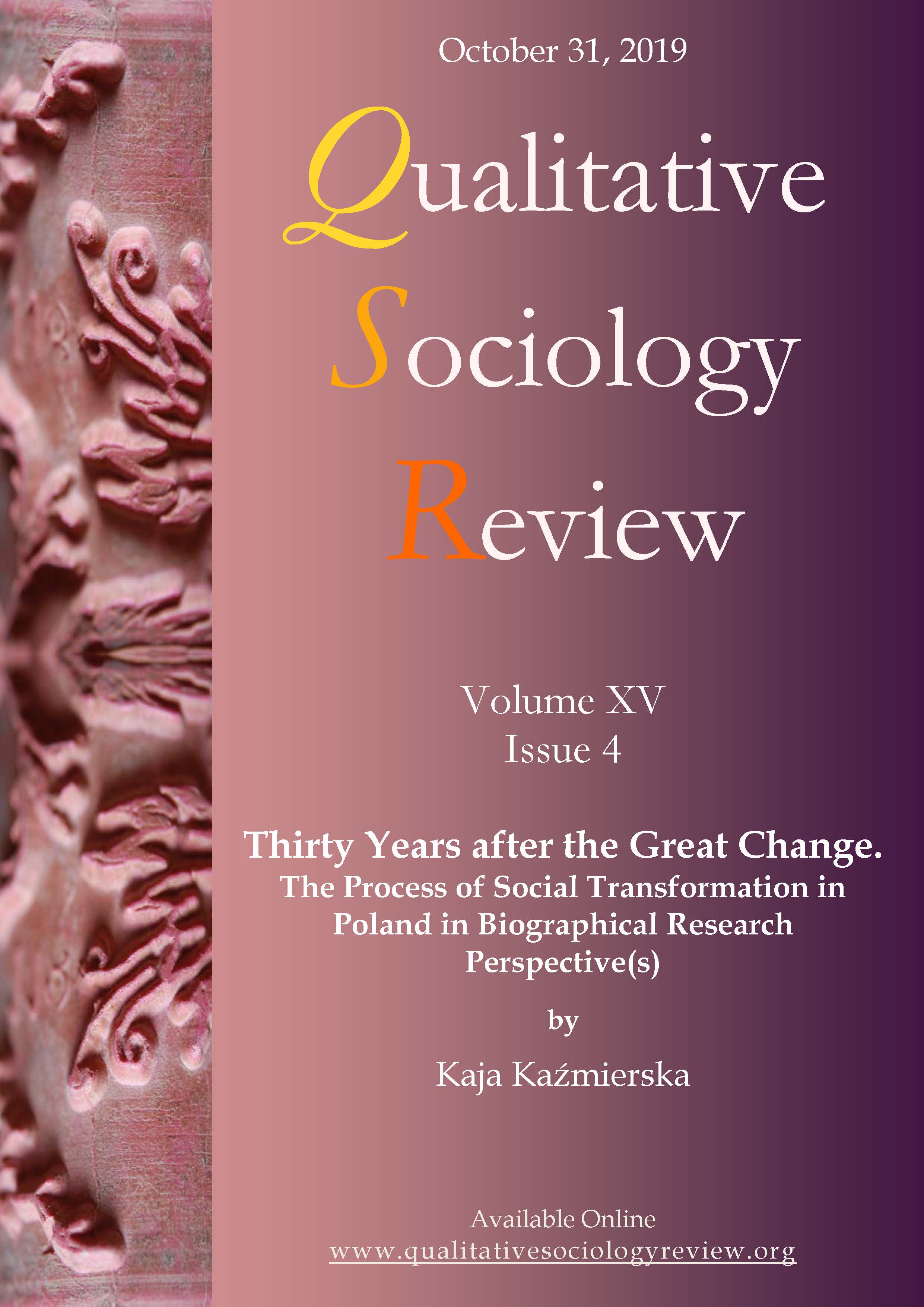 The Experience of Systemic Transformation in Contemporary Biographical Narratives of Older Poles Cover Image