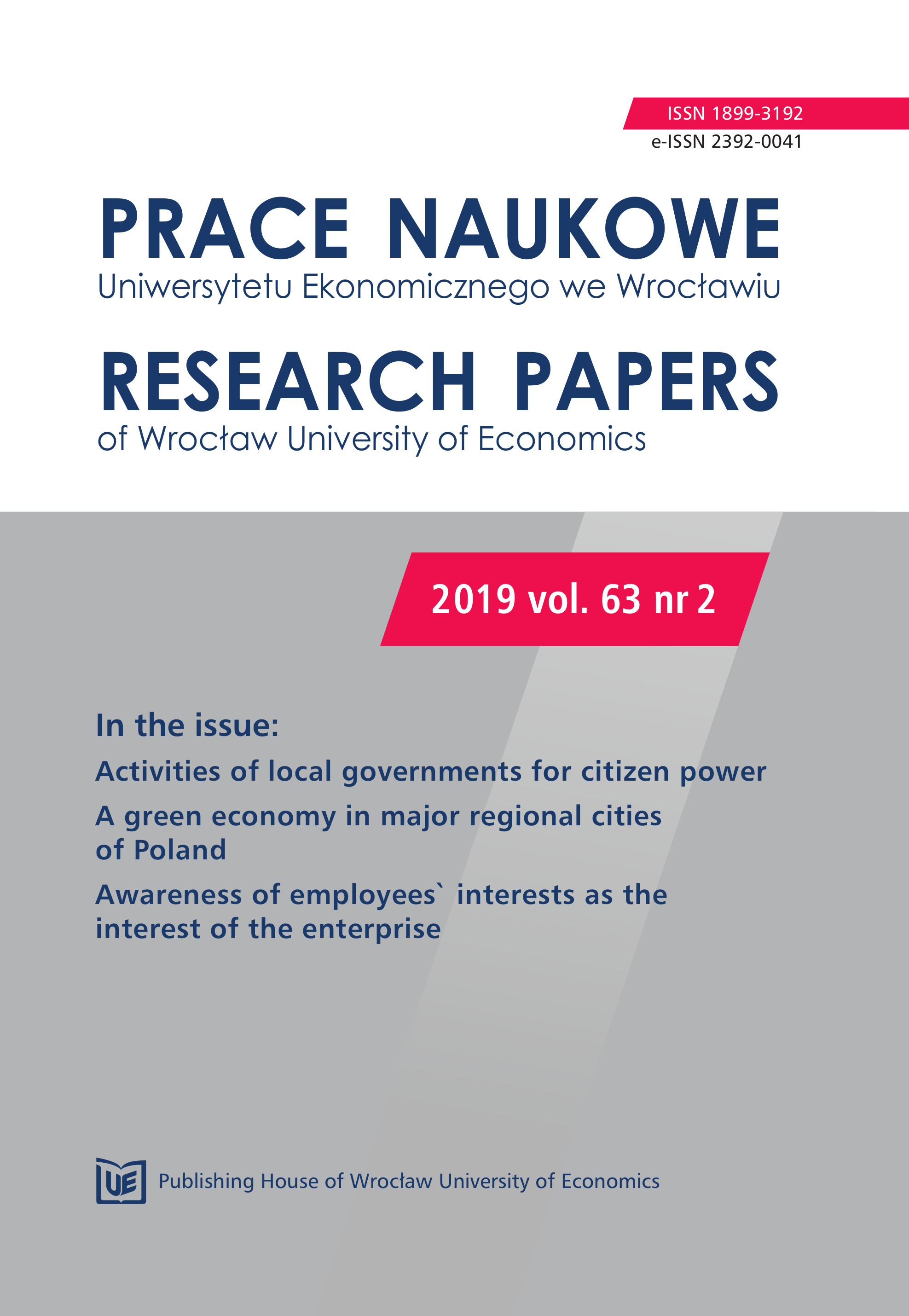 Activities of local governments for citizen power using the example of the city of Słupsk Cover Image