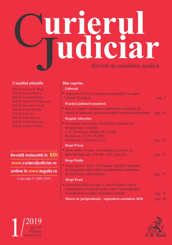 Non-unitary judicial practice. Termination of the individual employment contract of the pregnant employee during the probationary period Cover Image