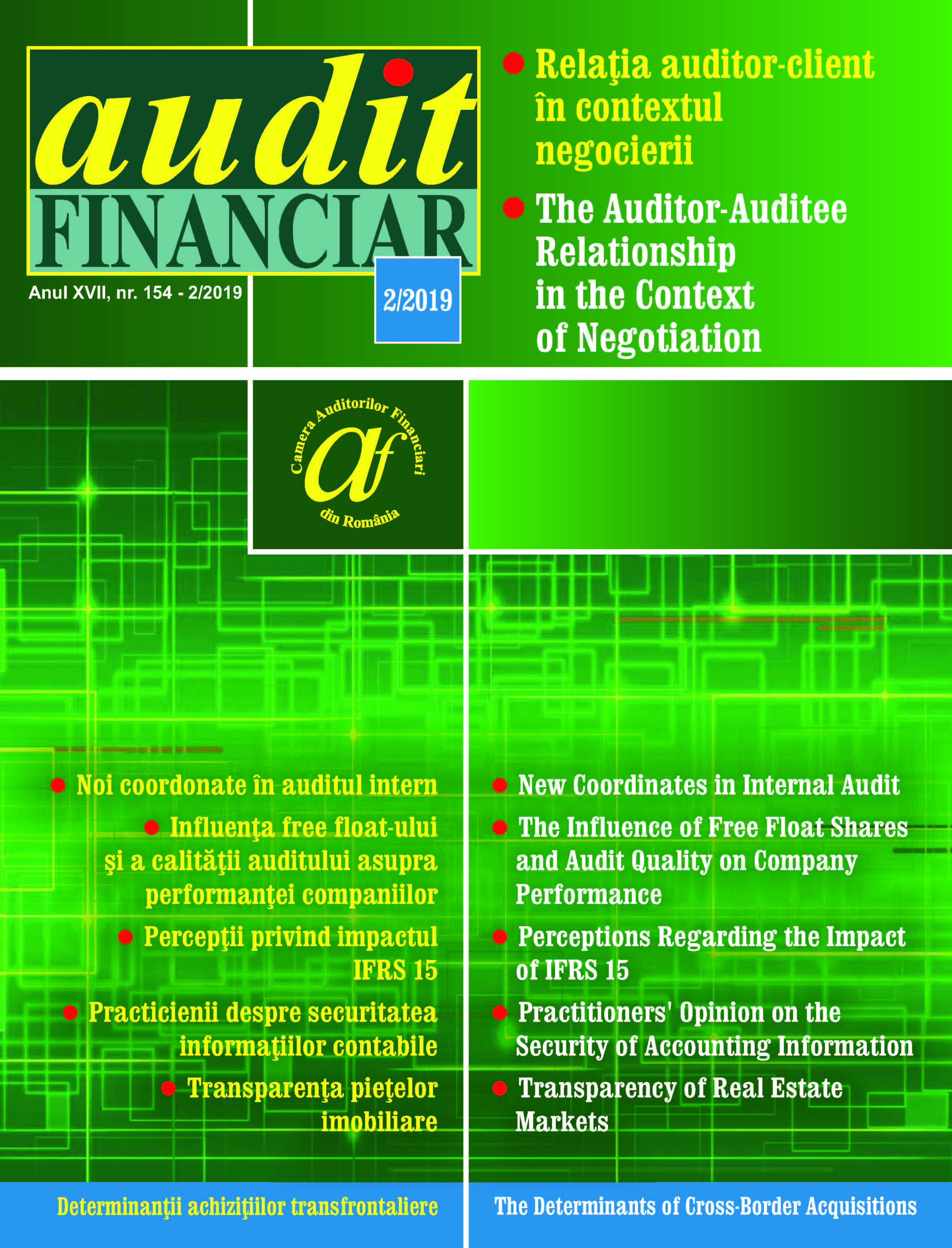 Aspects Regarding the Auditor-Auditee Relationship in the Context of Negotiation Cover Image