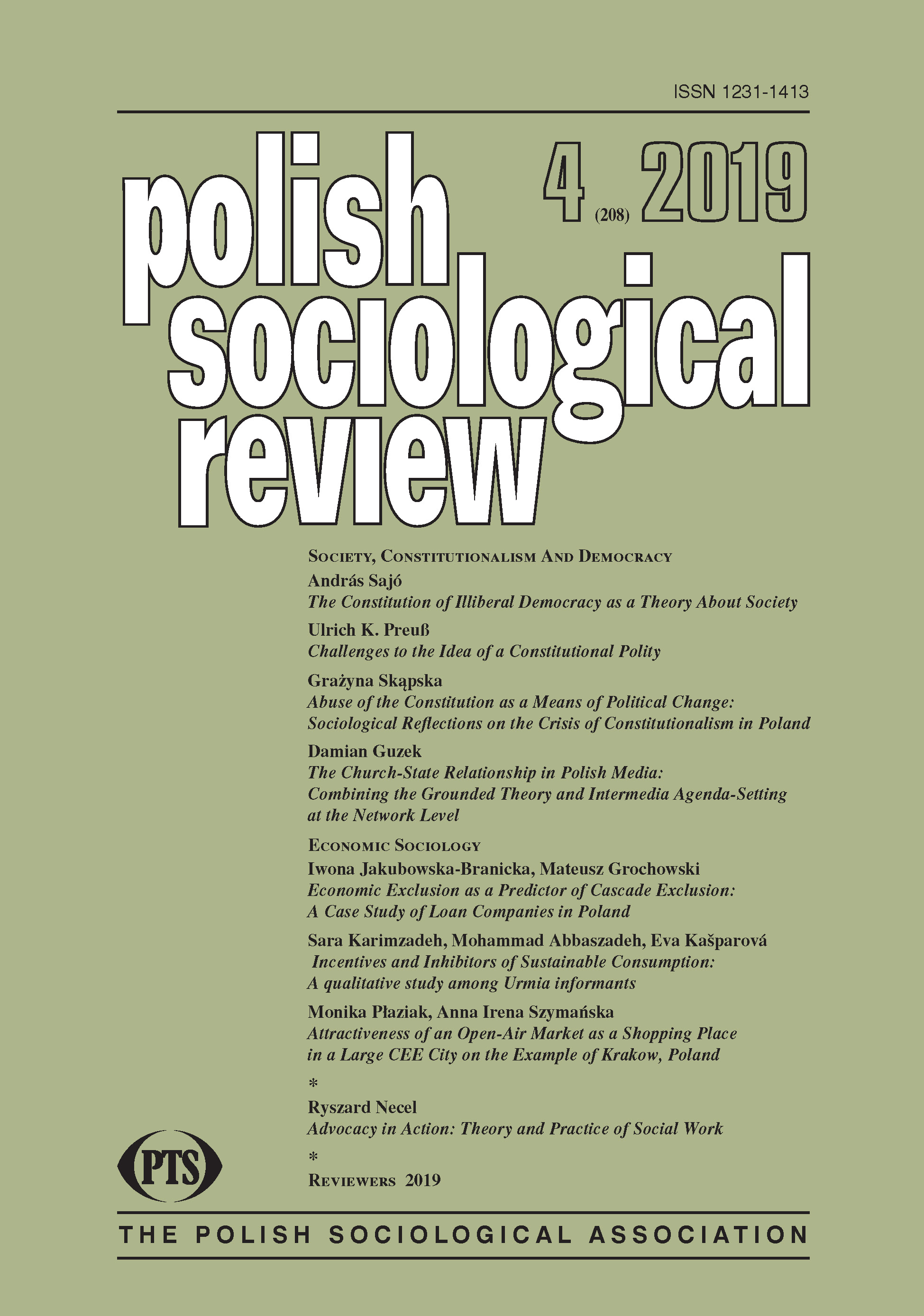Economic Exclusion as a Predictor of Cascade Exclusion:
A Case Study of Loan Companies in Poland Cover Image
