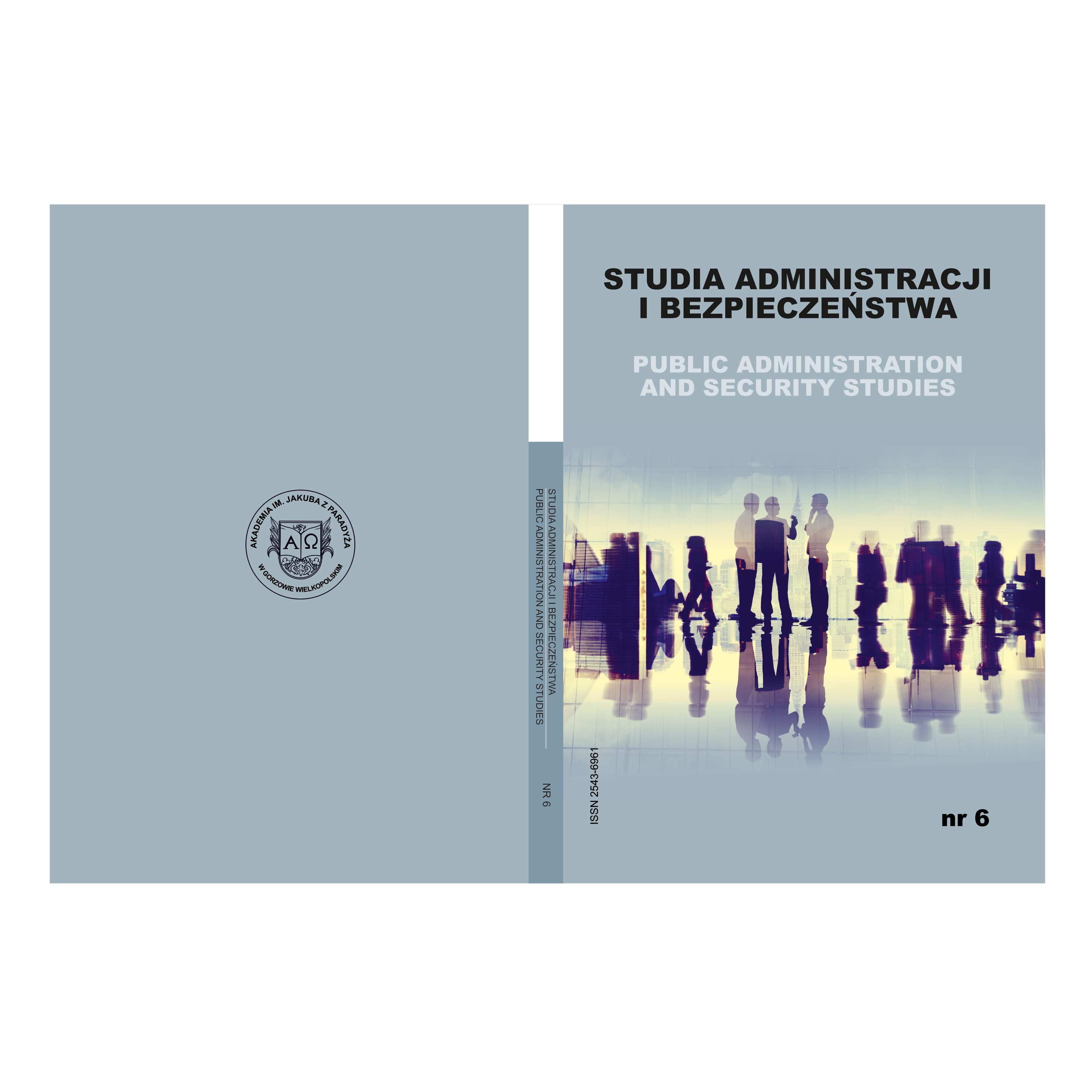 Social evaluation of the activities of selected institution providing security in 2010-2018 Cover Image
