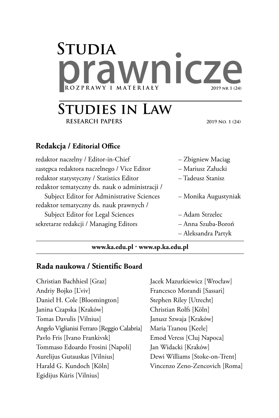 Własność i dziedziczenie w polskiej konstytucji z 1997 r. (na tle uregulowań konstytucji wybranych państw)