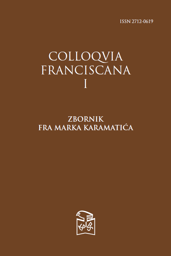 Pastoral work of Bosnian Franciscans Cover Image