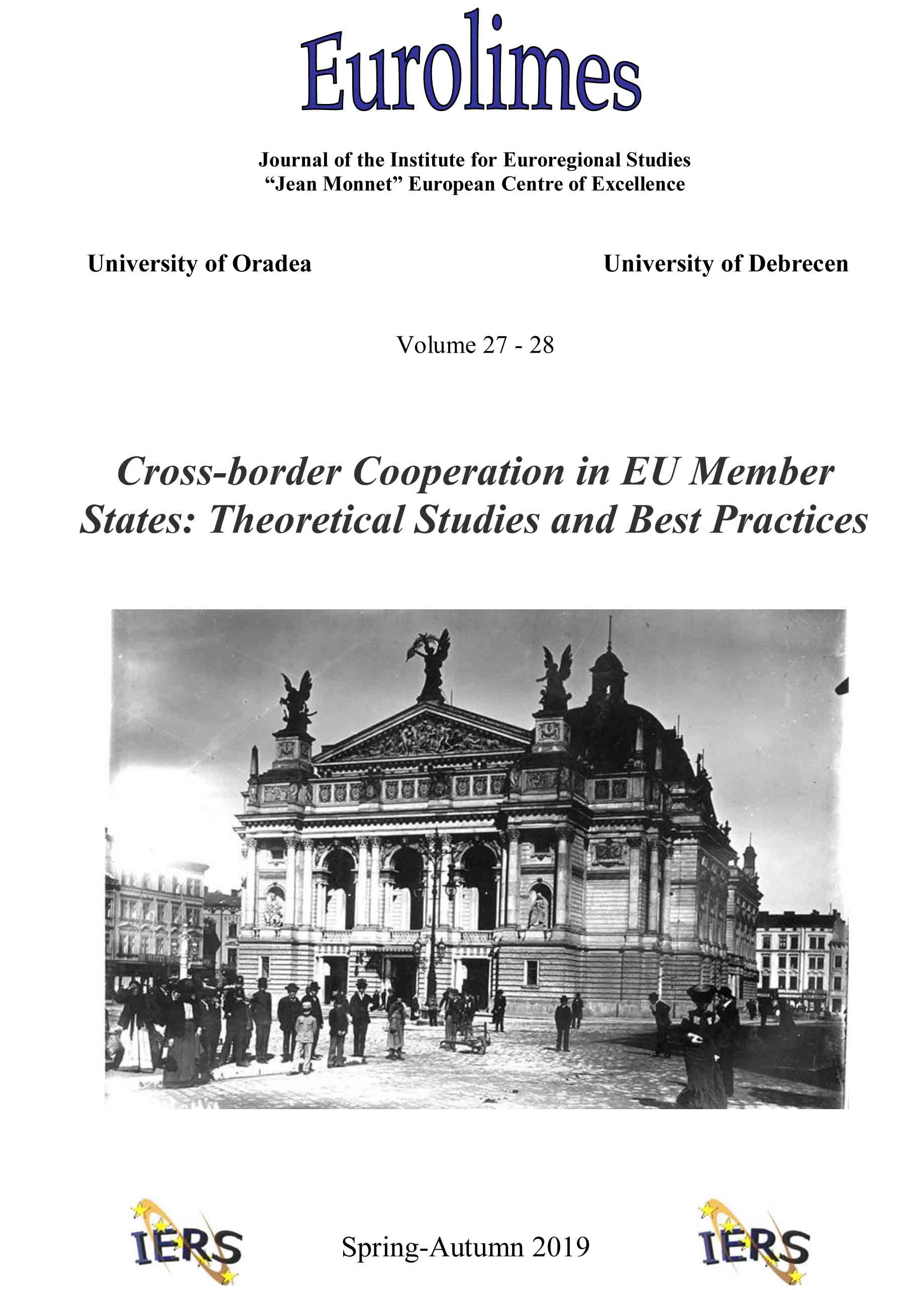 University of Oradea, Actor in Cross-Border Cooperation at the Romanian – Hungarian Border (2000–2018) Cover Image