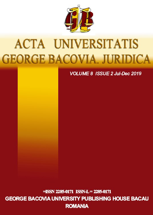 Some considerations regarding the Romanian criminal law during the period of the communist regime. Post-communist transition and reconstruction justice. Current positions on national identity and the process of European integration. PART II Cover Image