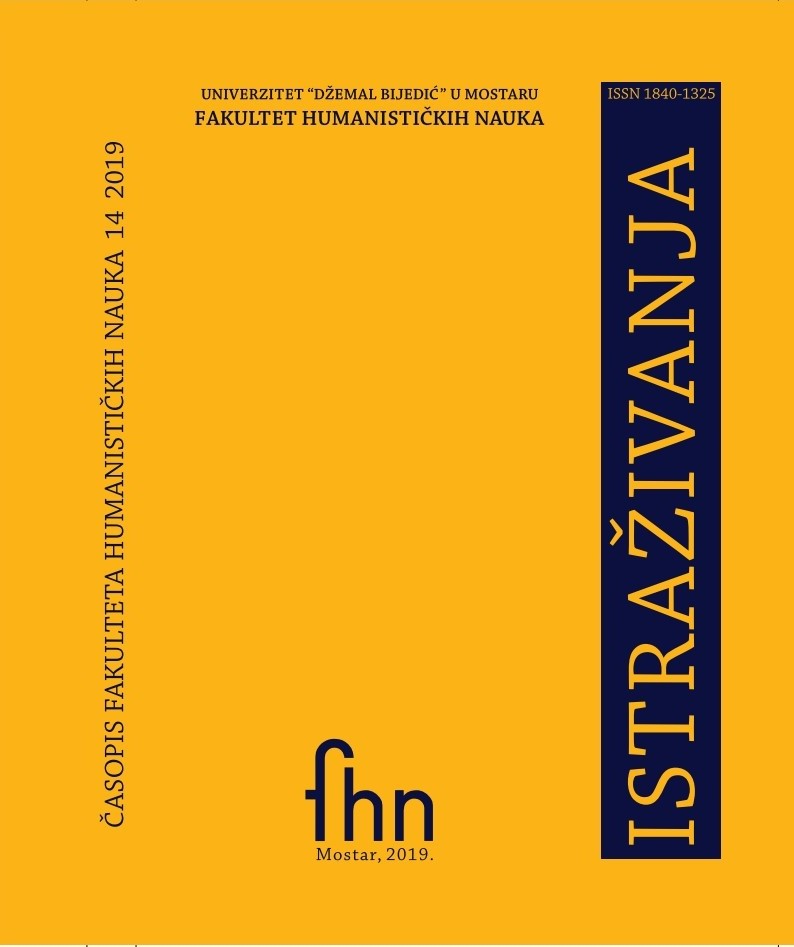 SOME OPERATIONS OF EXPRESSIVE SYNTAX IN TRAVELOGUE U TOLSTOJA, DOMA BY ALIJA ISAKOVIĆ Cover Image
