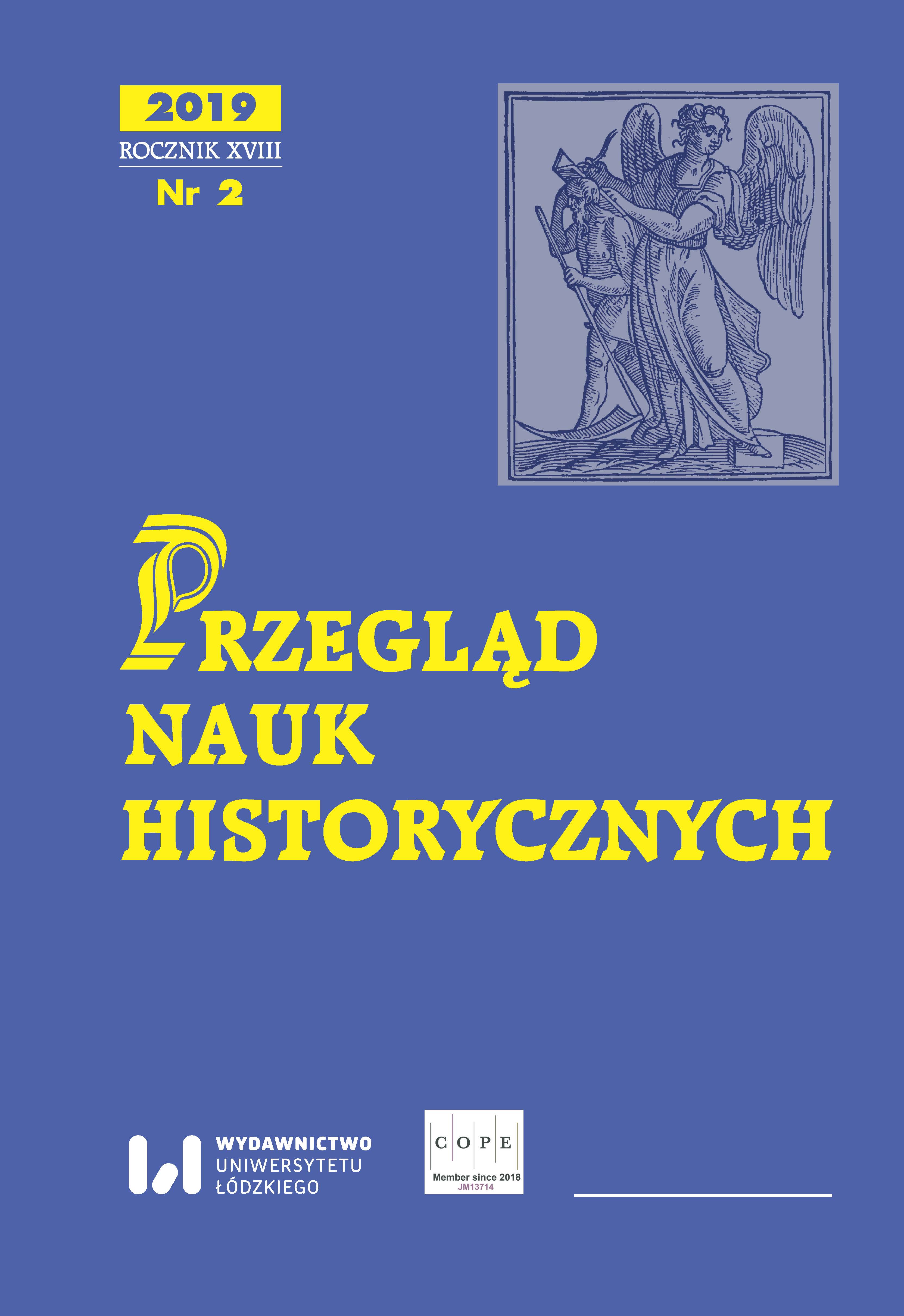 History and portrayal of Charłupia Wielka property in hands of the Walewskis, Kolumna court of arms, in the second half of 17th and in 18th century according to the inventory Cover Image