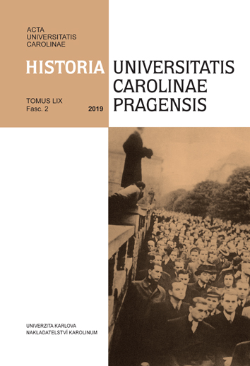 The Case of Karel Domin. A Case Study on Politically Motivated Changes in the Composition of Academic Community, 1945–1948