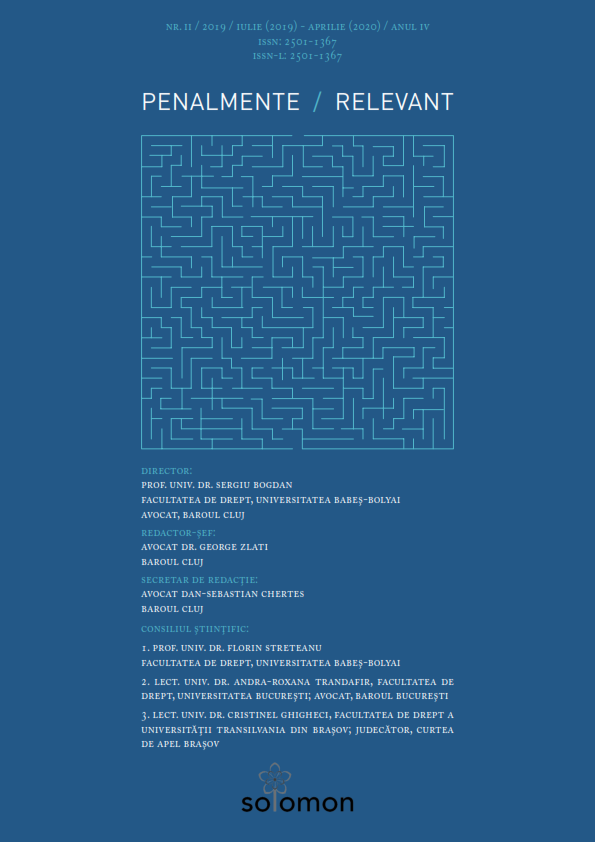 Establishing causation in the field of public office offences (I). The general theory of causation. The characteristics of public office offences