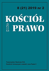 Post-Council Implications Regarding Ecclesiology of Church Law in the Doctrine of Polish Canonists Cover Image