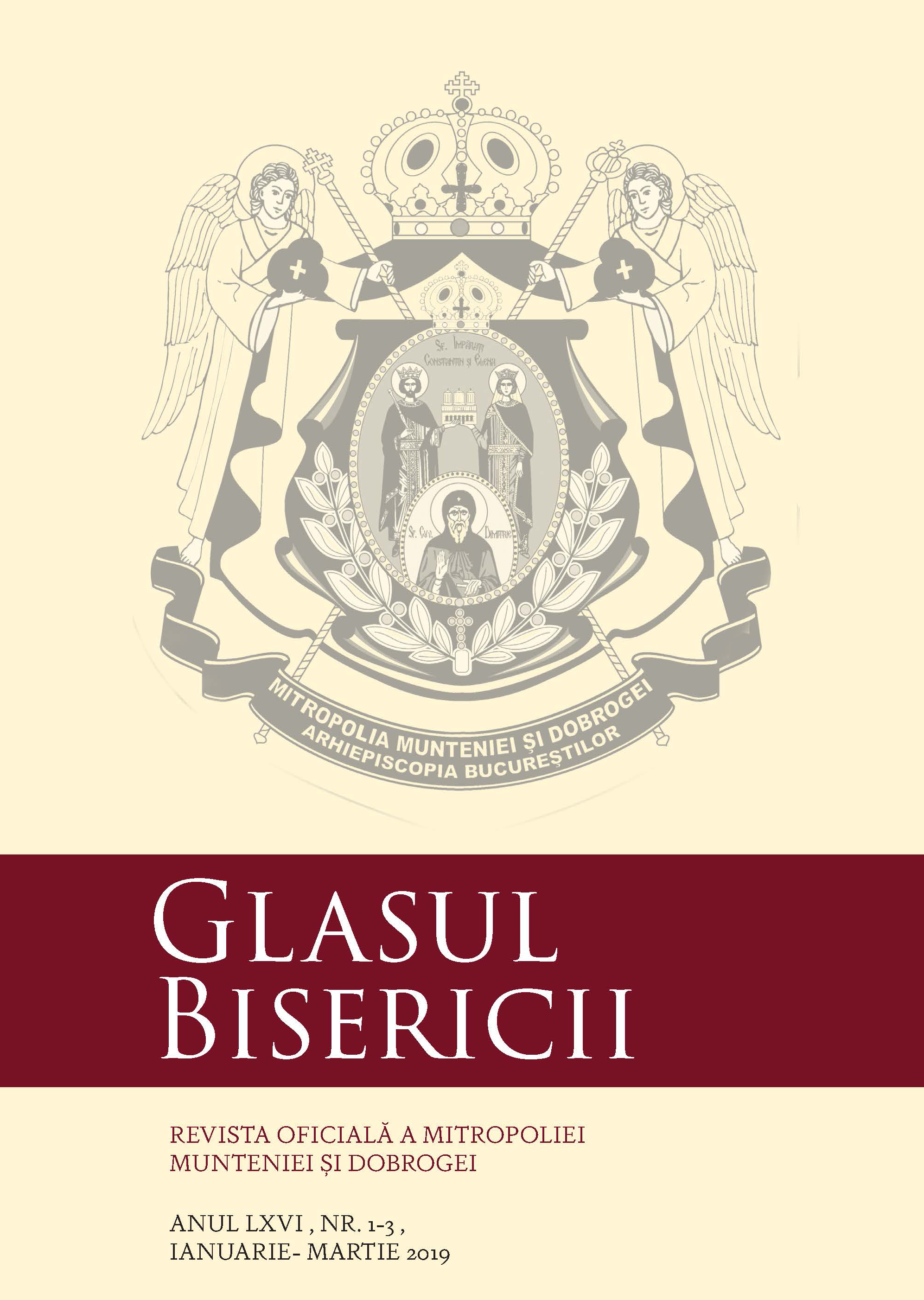 The Journal Glasul Bisericii - a New Graphic & Editorial Concept Cover Image