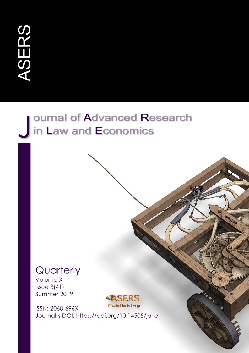Criminal-legal Mechanism of Counteraction of Insider Activity in the Stock Market Cover Image
