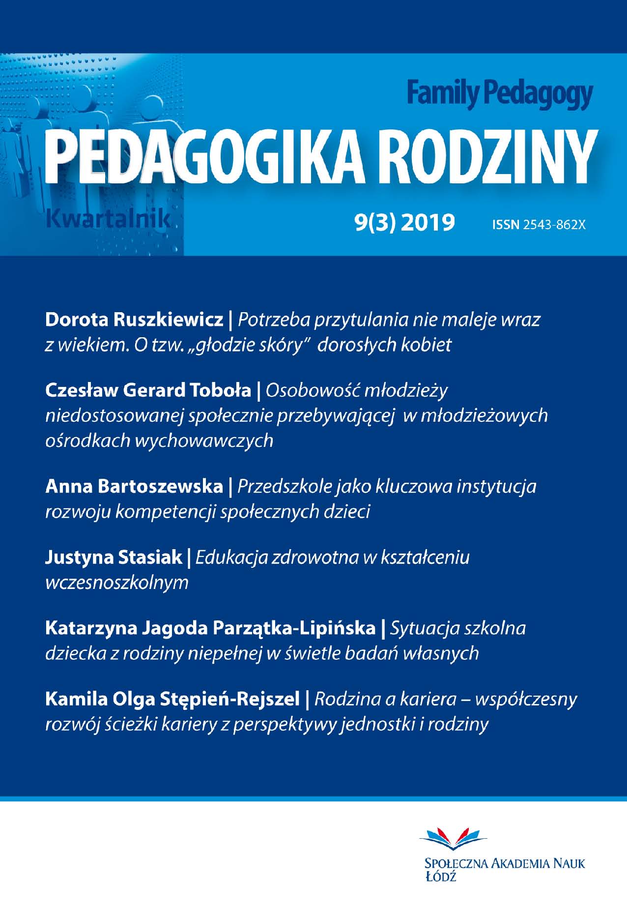 Early School Multicultural Education in a Pluralistic Society on the Example of the United States and Poland Cover Image