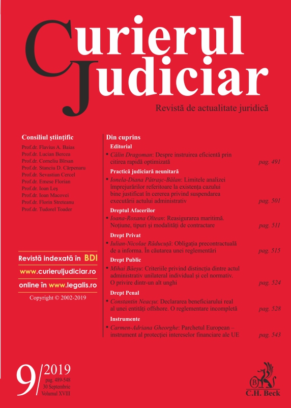 Obligația precontractuală de a informa – în căutarea unei reglementări