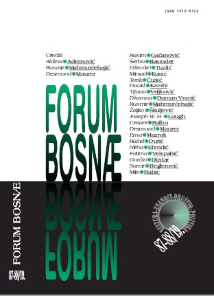 THE RECONSTRUCTIVE ANTHROPOLOGY OF BOSNIAN IDENTITIES