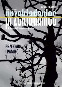 The Meeting with Szymon Srebrnik from the Perspective of Communication and Performative Studies Cover Image