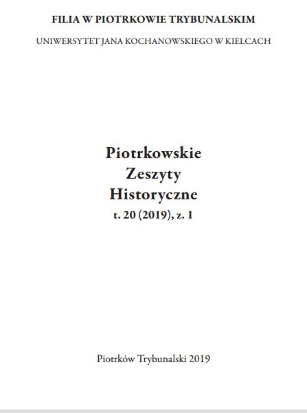The Catholic Church and the January Uprising
on the example of Piotrków Region Cover Image