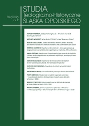 Reconciled Diversity – the Concept of Peaceful Coexistence Based on an Example from Upper Silesia and in the Thoughts of Abp Alfons Nossol Cover Image