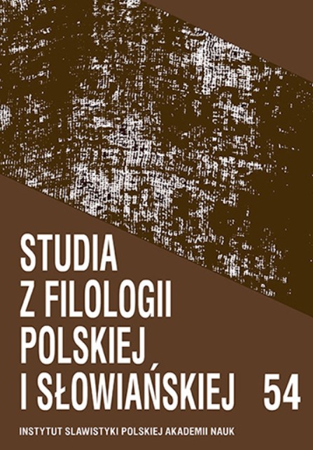 Semantics of Old Polish Beekeeping Terms: The Case of (po)łazić pszczoły/miód ‘Take Honey from the Bees’ in a Cognitive Perspective Cover Image
