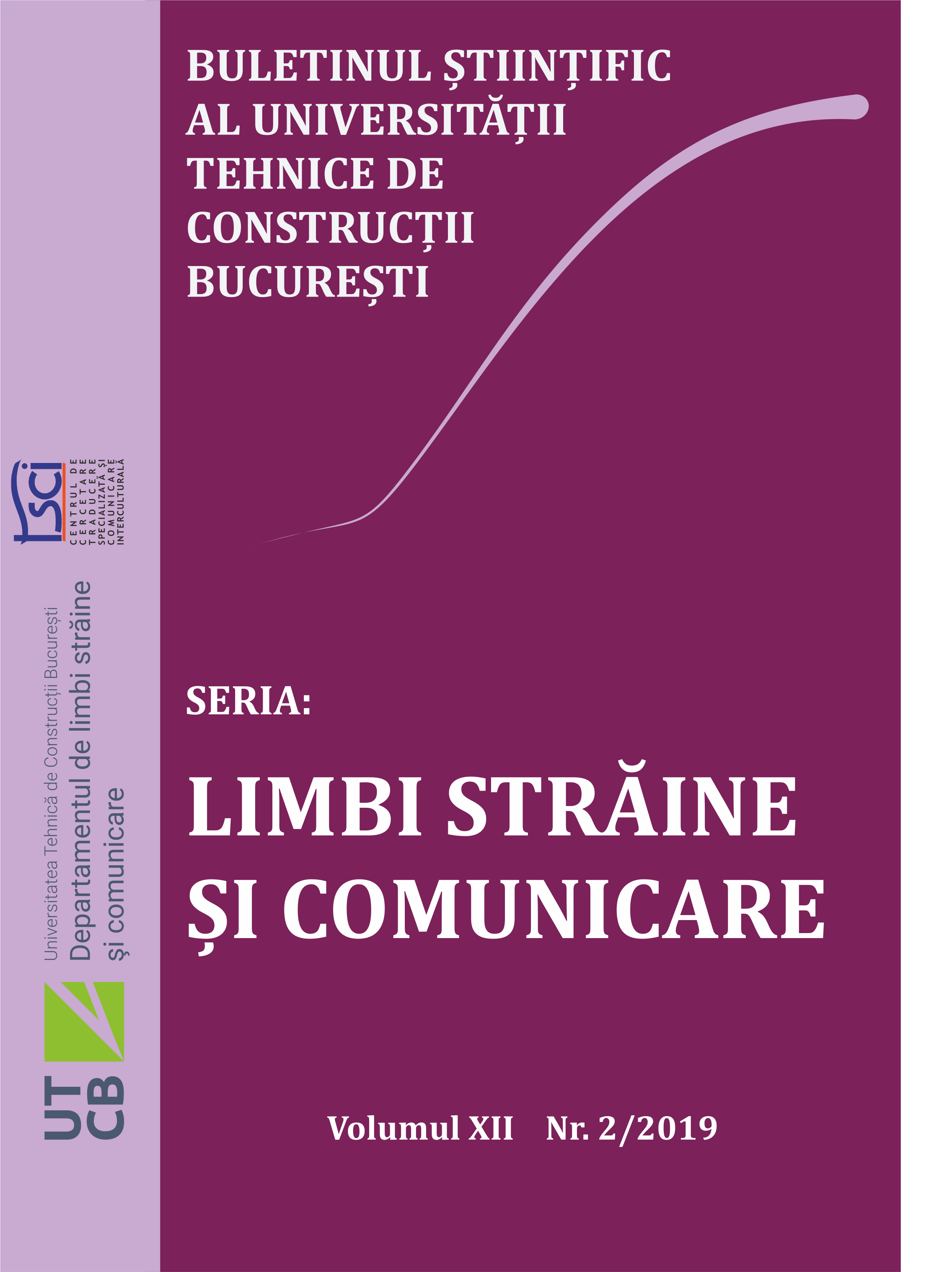 SEXIST LANGUAGE ELEMENTS IN ROMANIAN, ENGLISH AND SPANISH - A CONTRASTIVE STUDY Cover Image