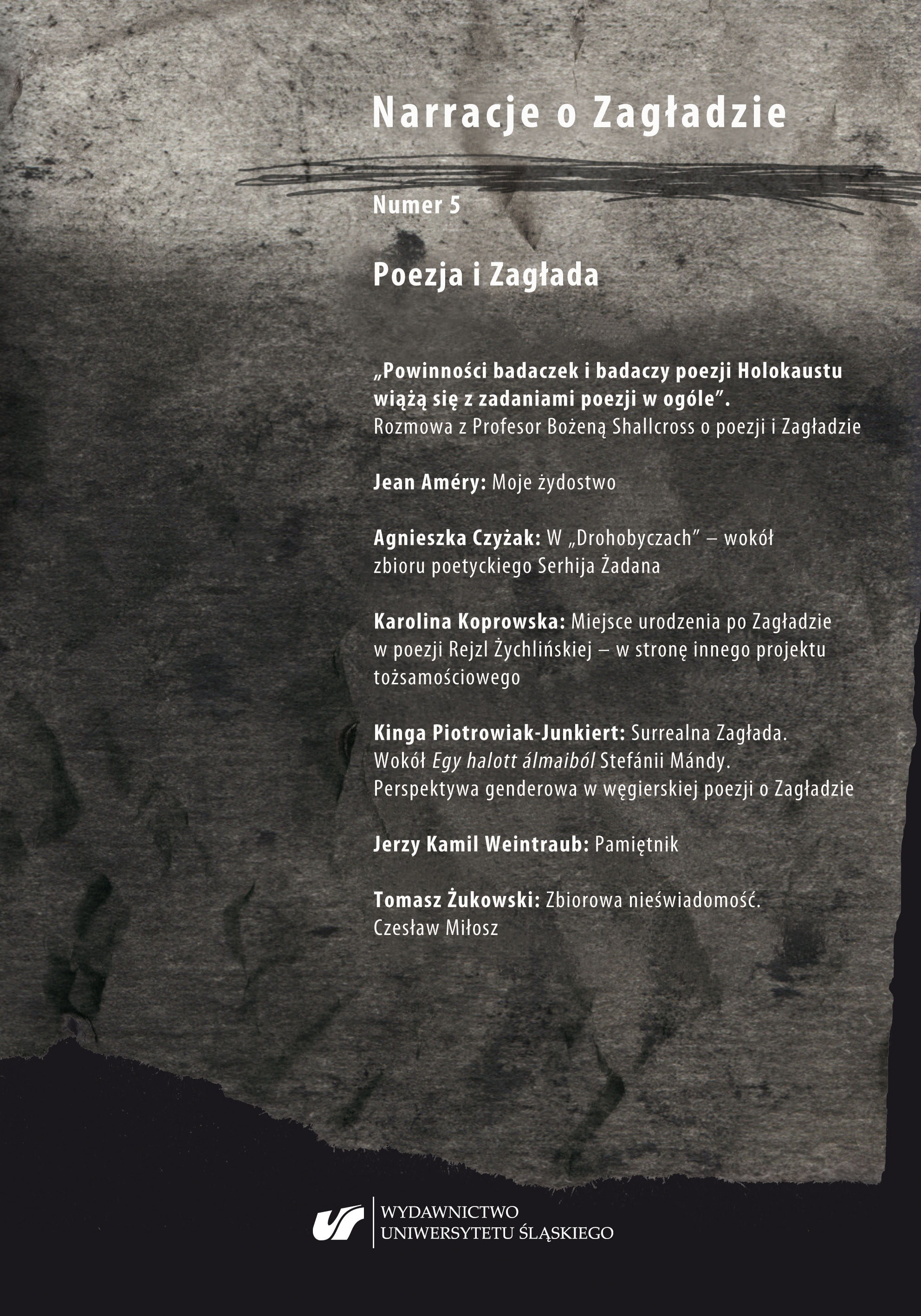 Neighbouring the Shoah
Karolina Koprowska: Postronni? Zagłada w relacjach chłopskich świadków. Kraków, Universitas, 2018, ss. 216. Cover Image