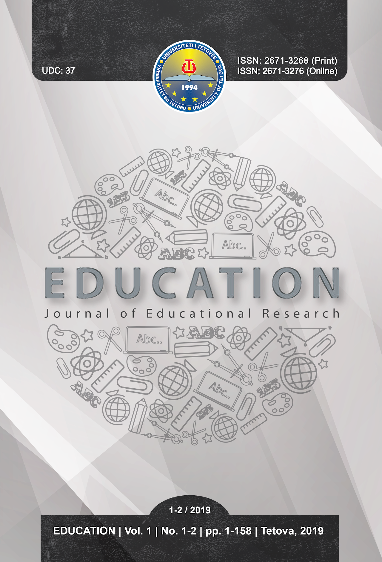 THE ROLE OF THE RELATIONSHIP BETWEEN TEACHERS AND STUDENTS- A CASE STUDY AT THE UNIVERSITY OF TETOVA Cover Image