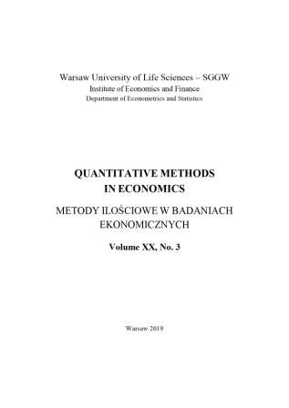 RESPONSE DYNAMICS IN BUSINESS TENDENCY SURVEYS: EVIDENCE FROM POLAND Cover Image