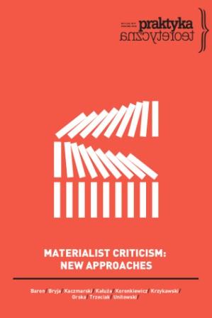 Materialism As Intentionalism: on the Possibility of a „New Materialist” Literary Criticism Cover Image