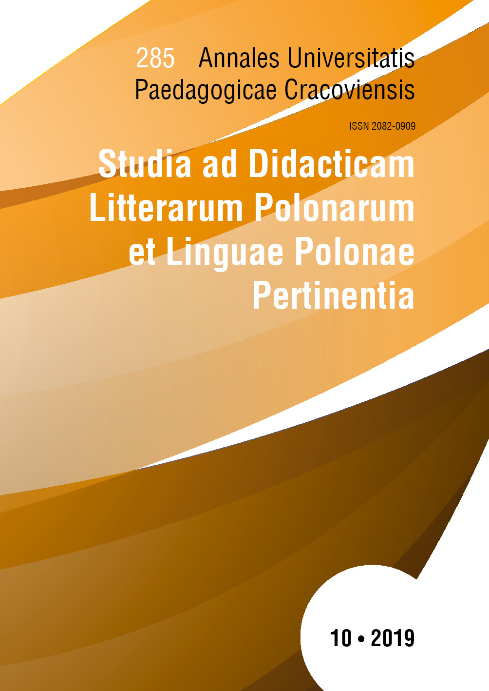 Teacher of Polish language in the face of new challenges, on the margins of the core curriculum Cover Image