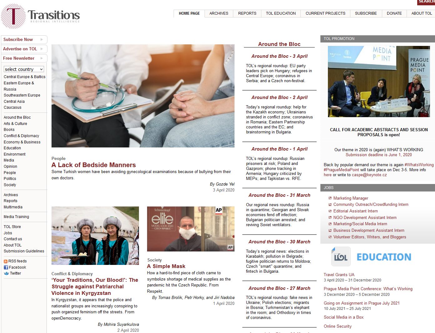 Transitions Online_People-A Lack of Bedside Manners Cover Image