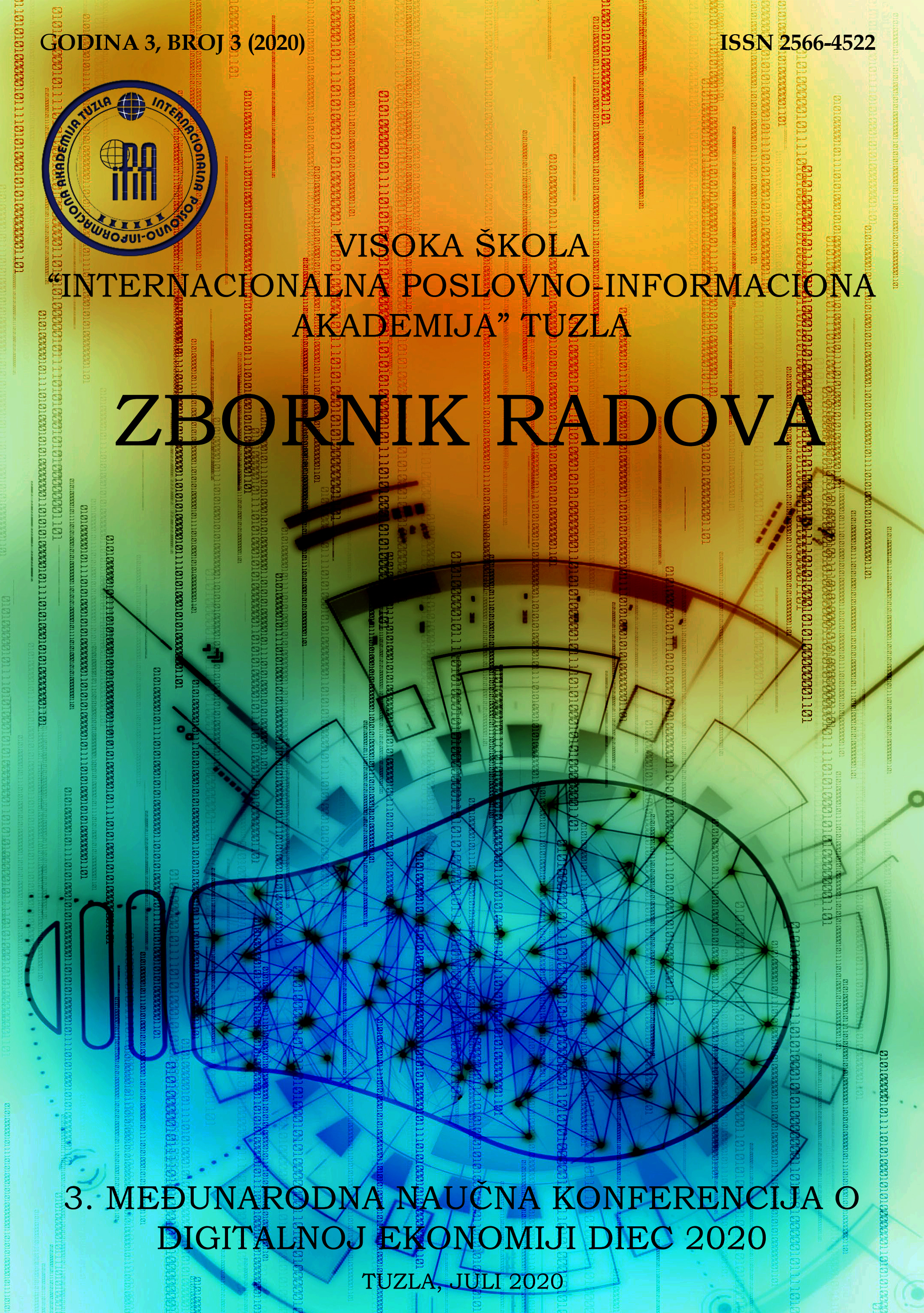 THE ISSUE OF POSSIBLE USE OF CLOUD COMPUTING SERVICES BY BANKING SYSTEM ENTITIES IN BOSNIA AND HERZEGOVINA Cover Image