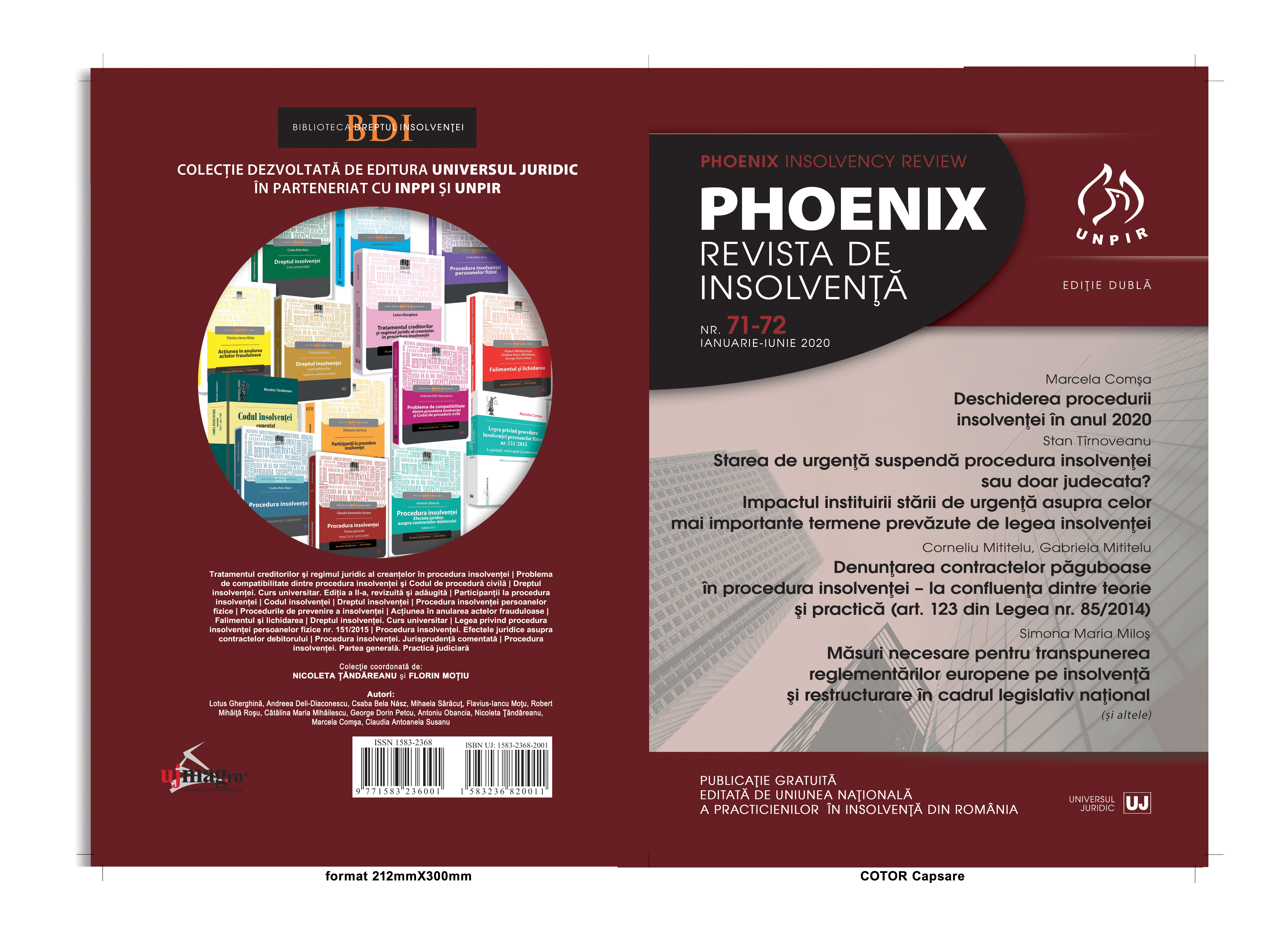 Relevant aspects derived from the comparison of a compatibility test between insolvency procedures and other legislations Cover Image