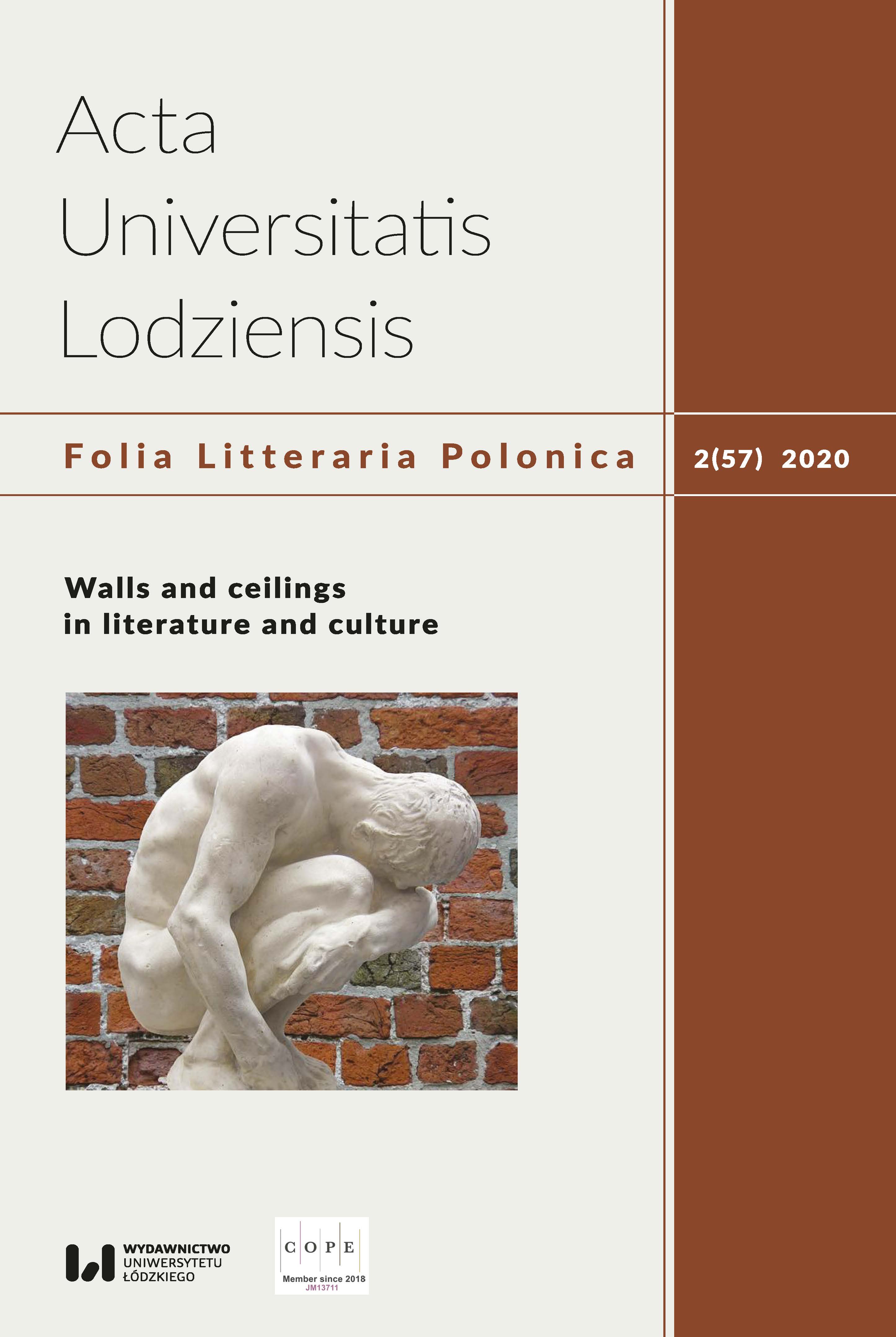 “Who of us has never traced light over these walls”?: The archaeology of Stanisław Grochowiak’s poems Cover Image