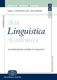 Back to restitutives (again): A syntactic account of restitutive and counterdirectional verbal particles in Hungarian Cover Image
