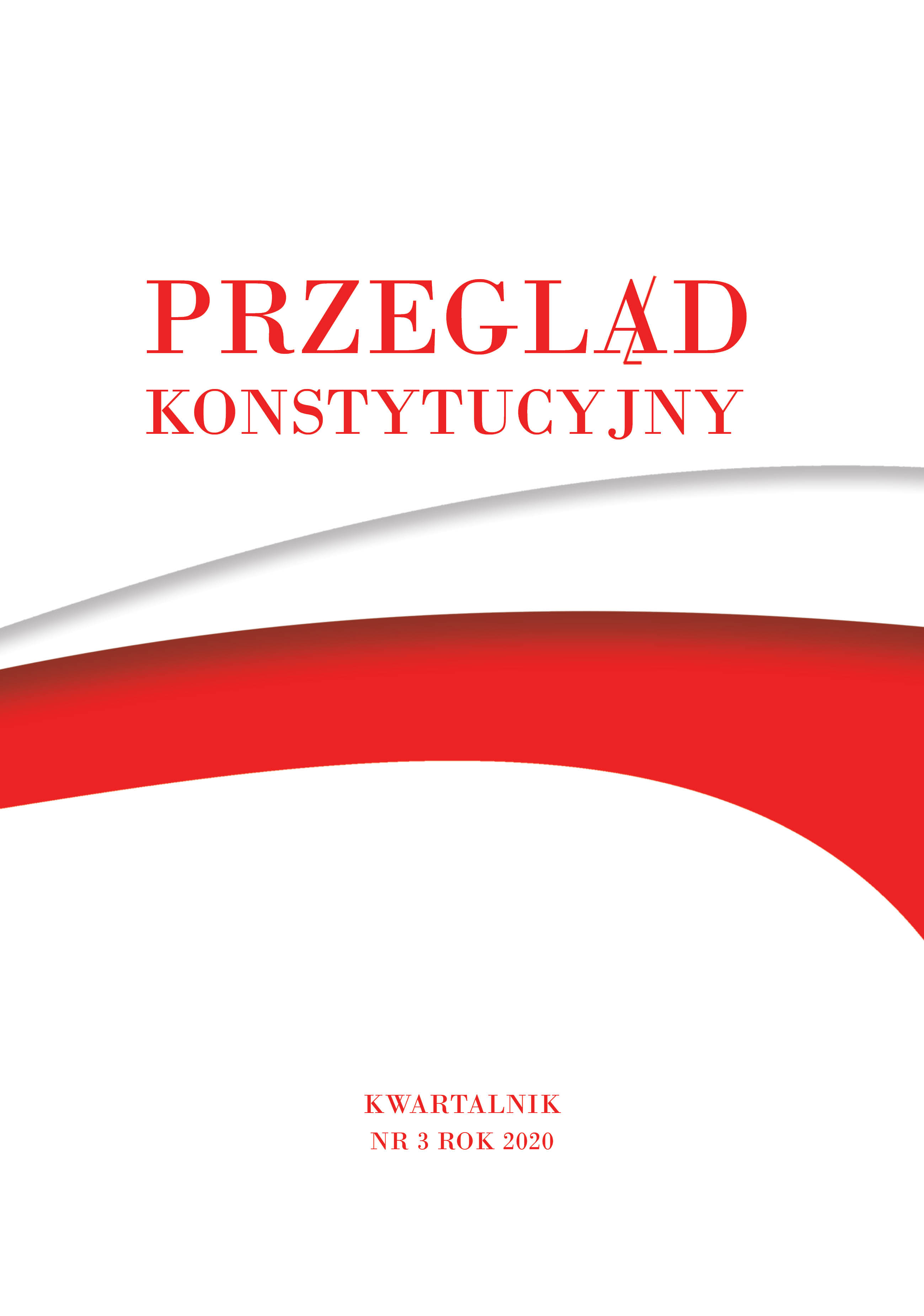 A Law in Verse? Segmentation of The Preamble to The Constitution of the Republic of Poland in Light of the Verse Definition Cover Image