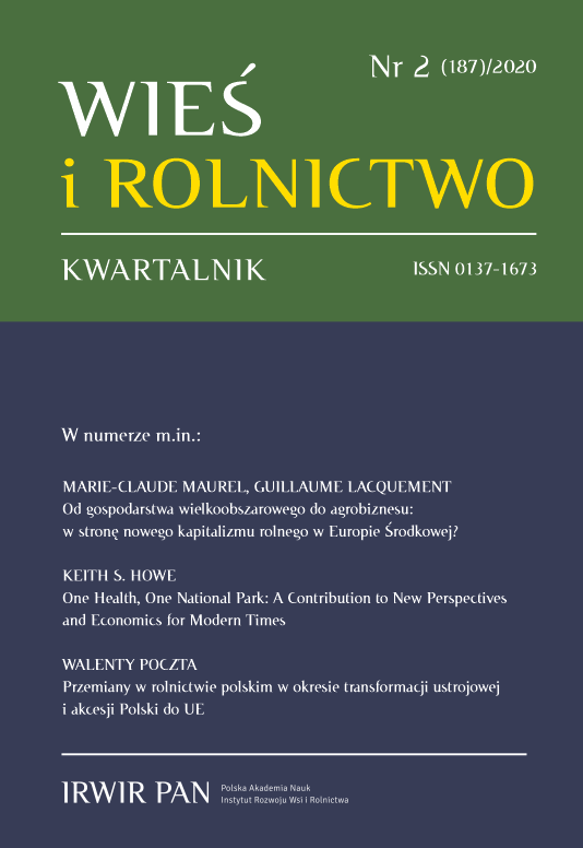 Morphological Transformation of Villages Incorporated into the City after World War II on the Example of Łódź Cover Image