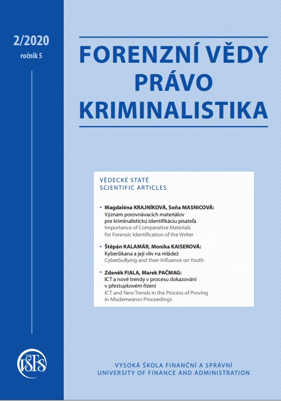 Execution of Imprisonment in the Slovak Republic, Analysis and Evaluation of Legislation, de lege lata Cover Image