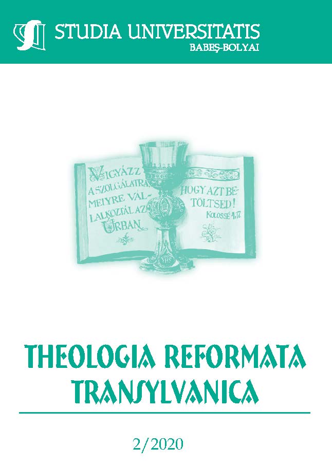 IDENTITY BUILDING IN THE HUNGARIAN REFORMED PRESS IN THE FIRST HALF OF THE 20TH CENTURY. THE EXAMPLE OF REFORMÁTUS FIGYELŐ Cover Image