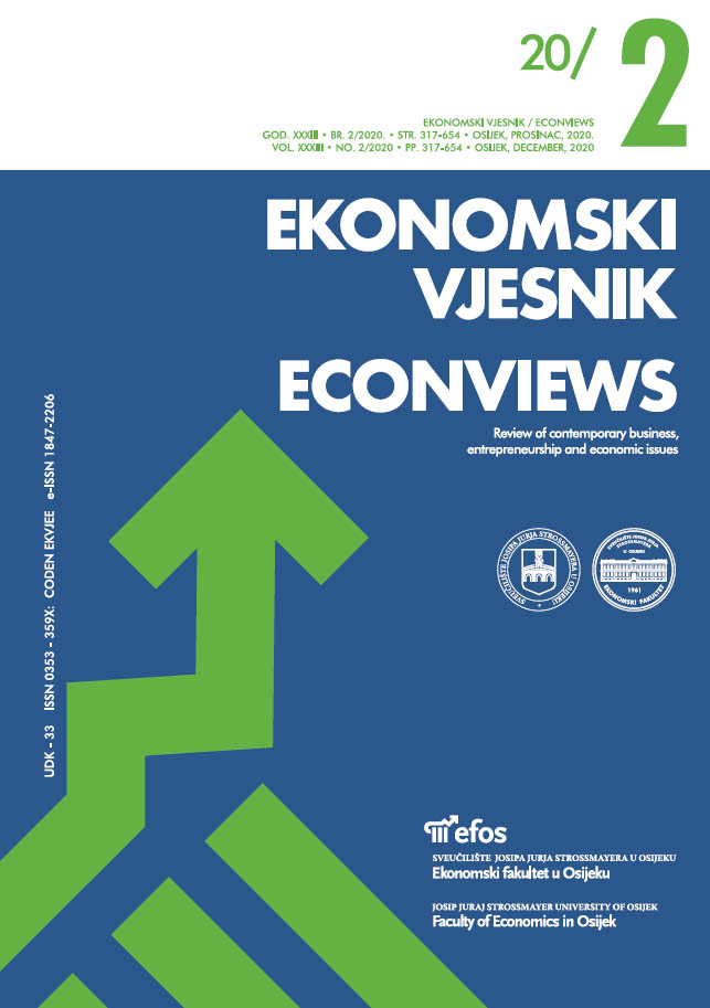 Impact of innovativeness on business performance in Croatian companies Cover Image