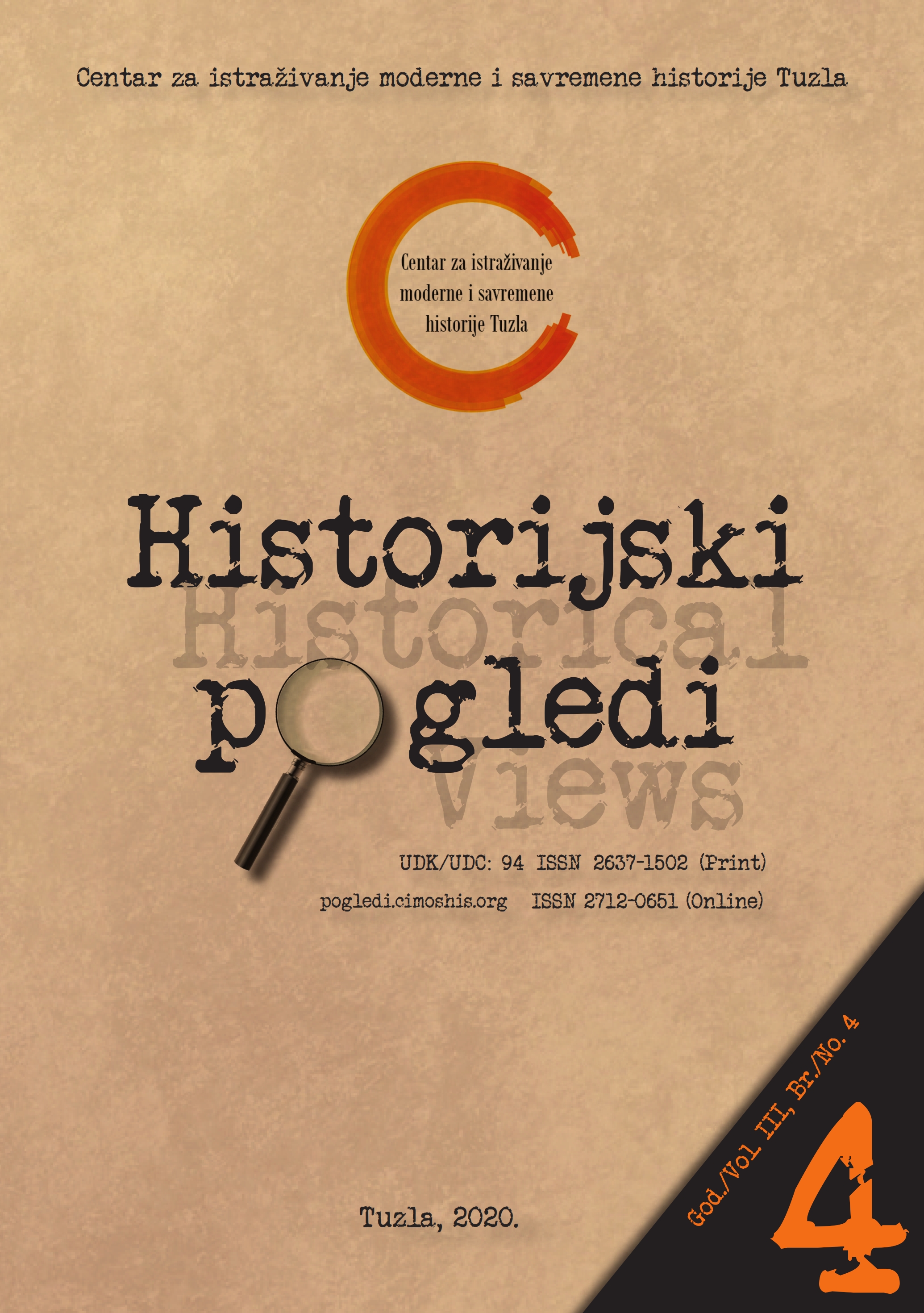 SERBIAN AND CROATIAN GREAT STATE POLICY AND ATTITUDE TOWARDS BOSNIA AND HERZEGOVINA ON THE EXAMPLE OF HISTORY TEXTBOOKS Cover Image