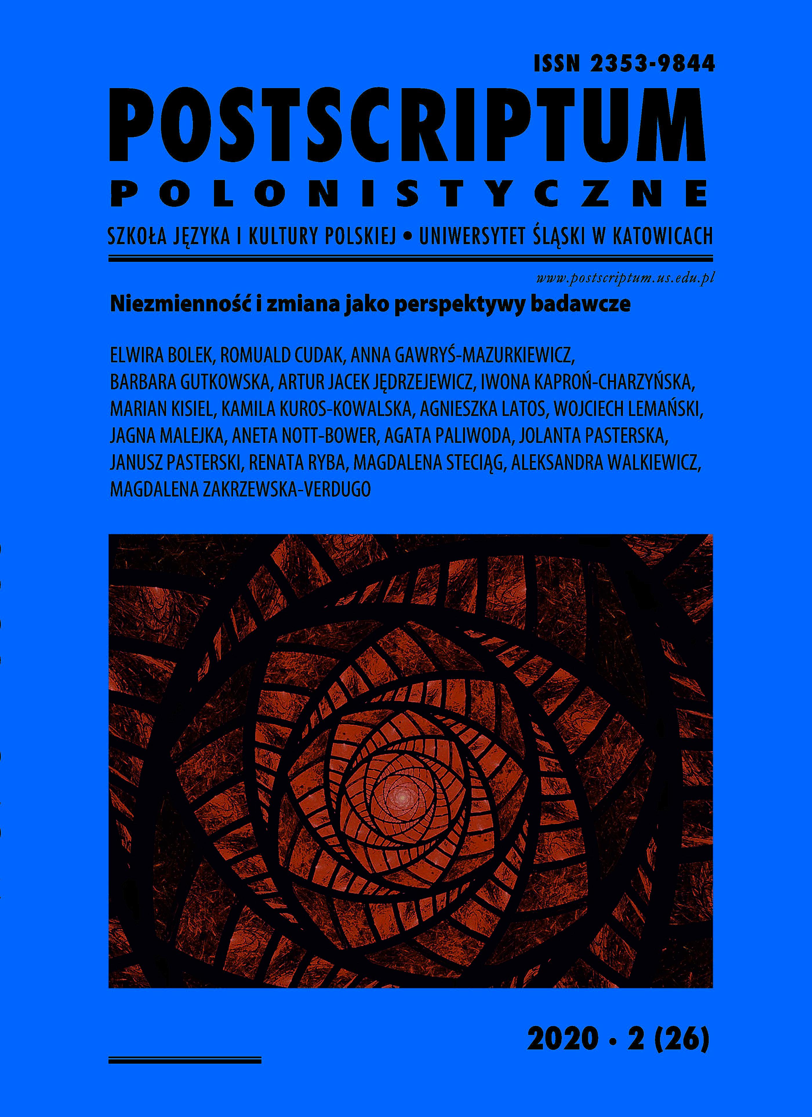 Feminine forms in two statements of positions of the Polish Language Council. Language and the evolution of the social norm Cover Image