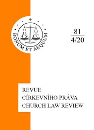 26th Church and State Conference, Brno, September 2020 Cover Image