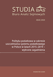 IT tools used by the tax administration and their impact on the sealing of the tax system in Poland in 2015–2019 Cover Image